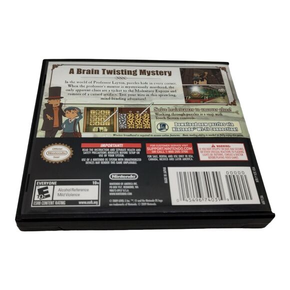 Professor Layton Series Nintendo DS Two Games Unwound Future and Diabolical Box - Picture 6 of 16